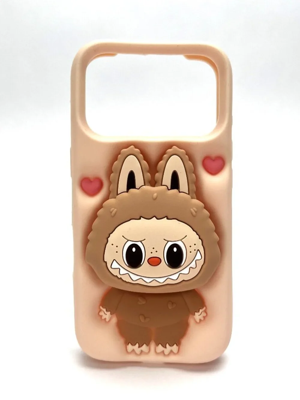 Phone Case - iPhone 17 Pro -Telescopic Stand - 3D Silicone Cover
